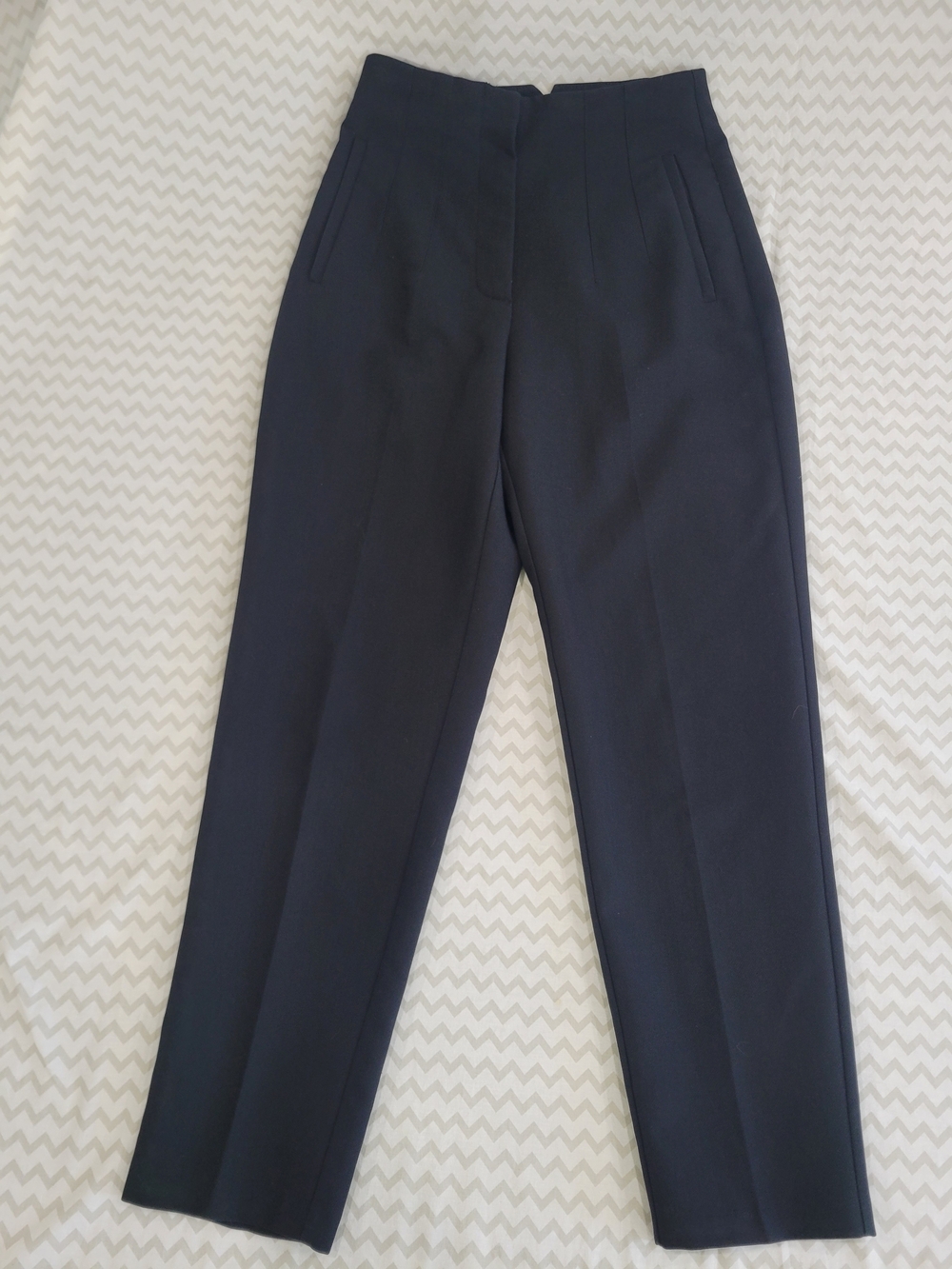 Zara Black High-Rise Pleated Trousers Slacks - Women’s Size Small